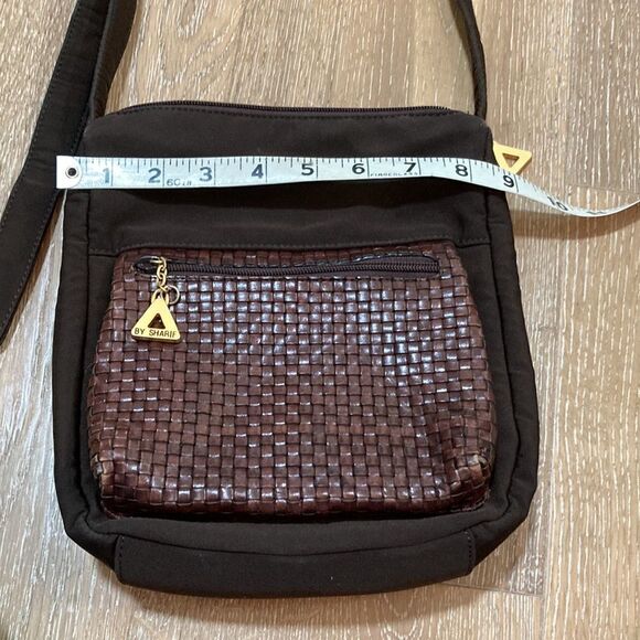 Sharif Brown fabric and leather Crossbody bag - Picture 5 of 8